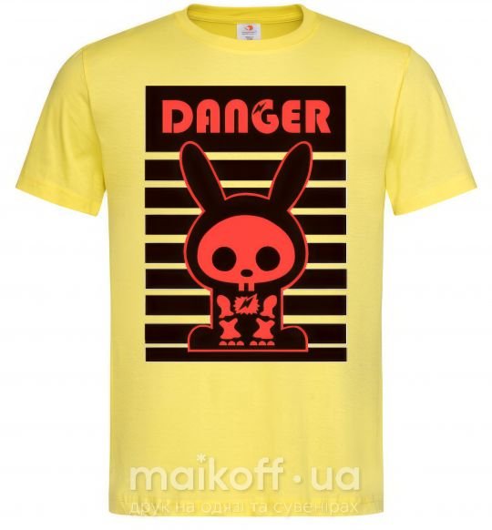 Чоловіча футболка DANGER RABBIT Лимонний фото