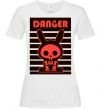 Жіноча футболка DANGER RABBIT Білий фото
