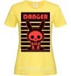 Женская футболка DANGER RABBIT Лимонный фото