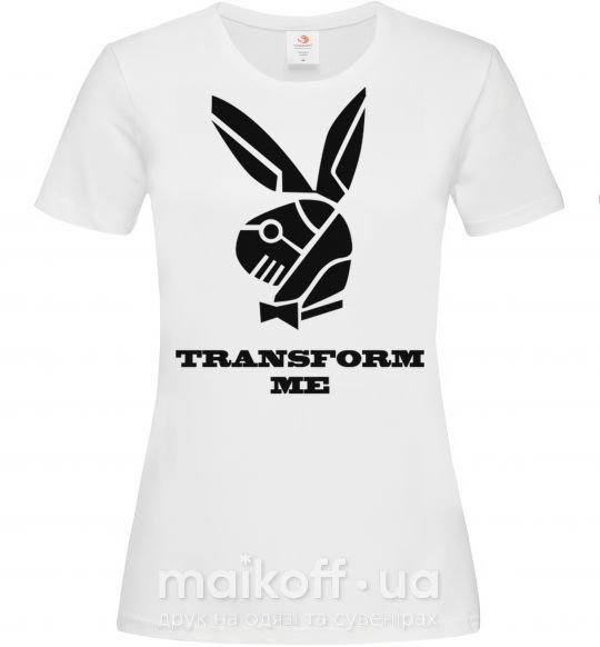 Женская футболка TRANSFORM ME Белый фото