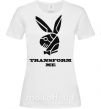 Жіноча футболка TRANSFORM ME Білий фото