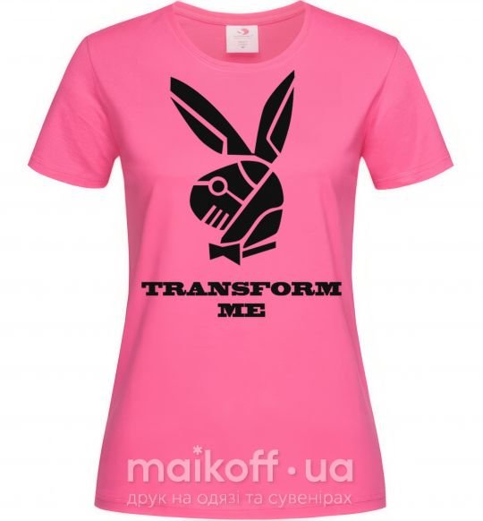 Жіноча футболка TRANSFORM ME Яскраво-рожевий фото
