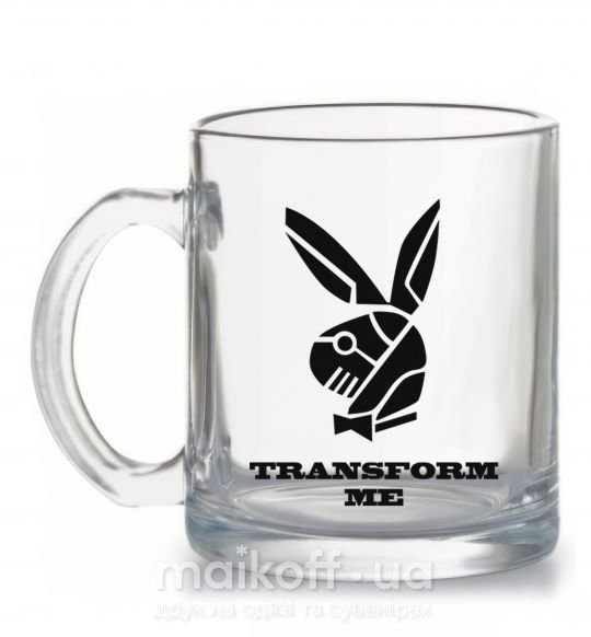 Чашка стеклянная TRANSFORM ME Прозрачный фото