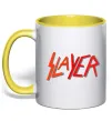 Чашка з кольоровою ручкою SLAYER Лимонний фото