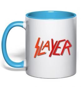 Чашка з кольоровою ручкою SLAYER