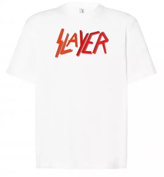 Футболка Оверсайз SLAYER Белый фото