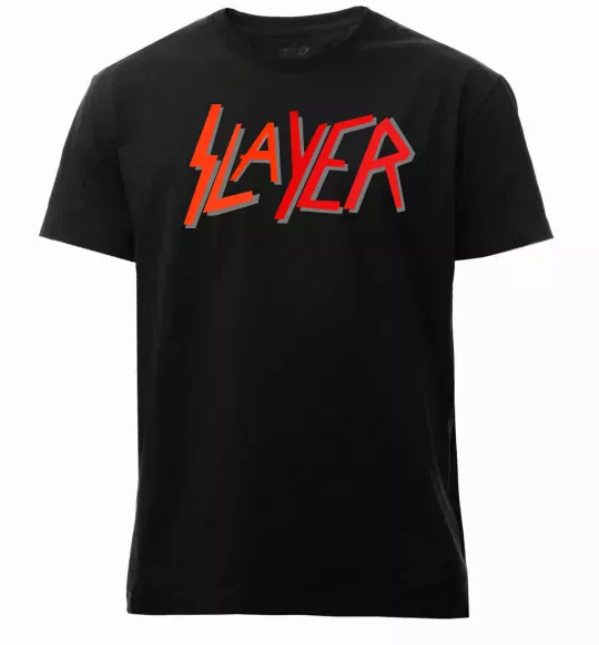 Чоловіча преміум футболка SLAYER Чорний фото