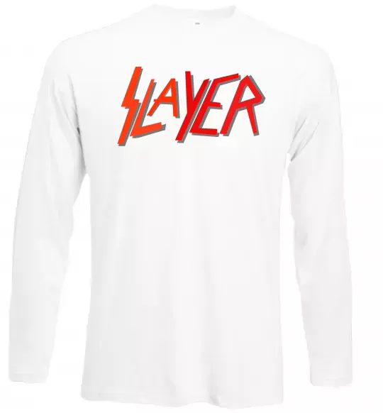 Лонгслів SLAYER Білий фото