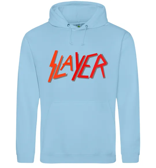 Мужская толстовка (худи) SLAYER Голубой фото