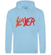 Мужская толстовка (худи) SLAYER Голубой фото