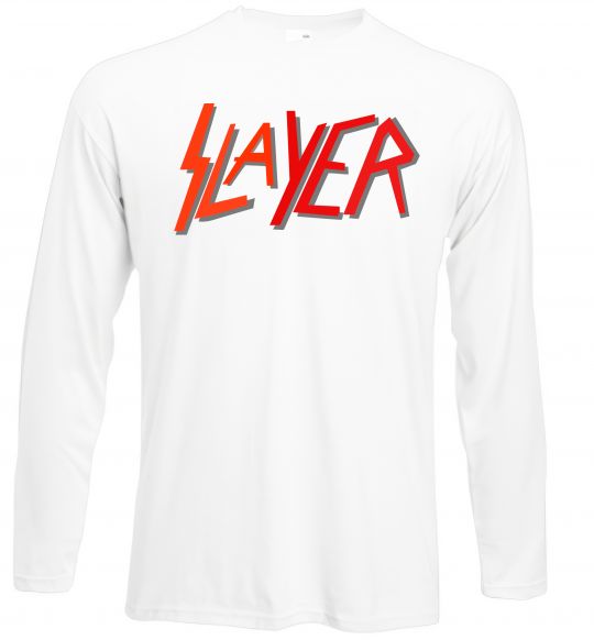 Лонгслів SLAYER Білий фото