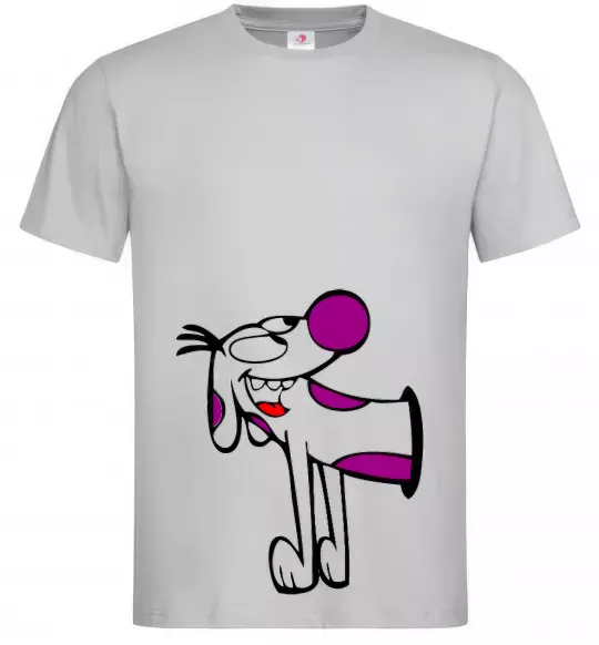 Мужская футболка КОТОПЕС - Пес Серый фото