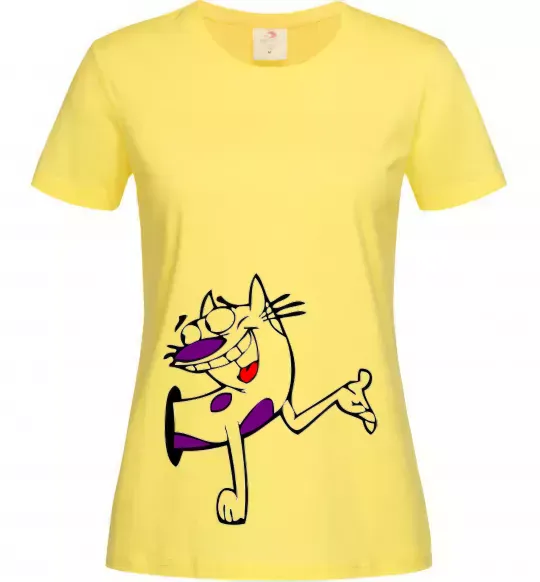 Женская футболка КОТОПЕС - Кот Лимонный фото