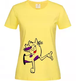 Женская футболка КОТОПЕС - Кот Лимонный фото