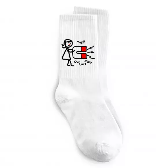 Носки MAGNET Белый фото