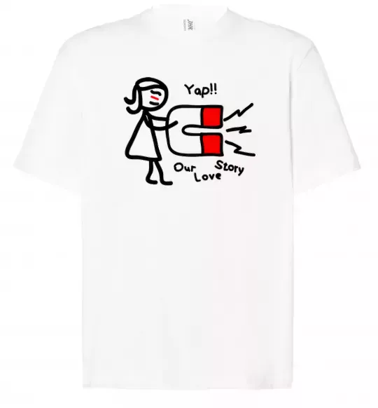 Футболка Оверсайз MAGNET Белый фото