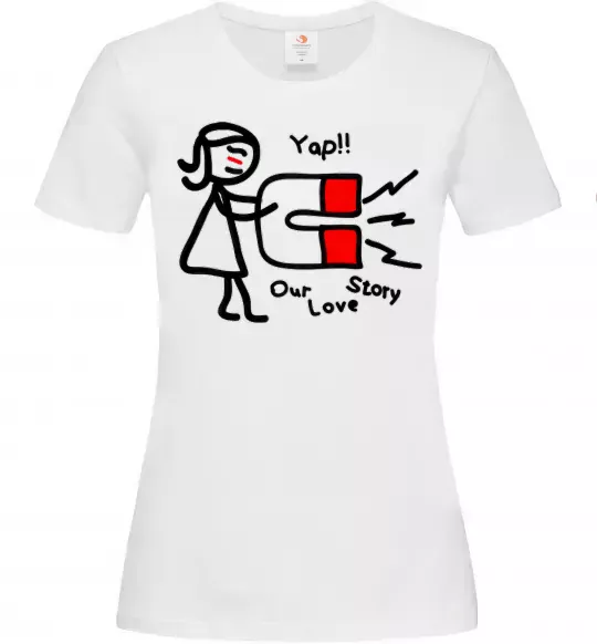 Женская футболка MAGNET Белый фото