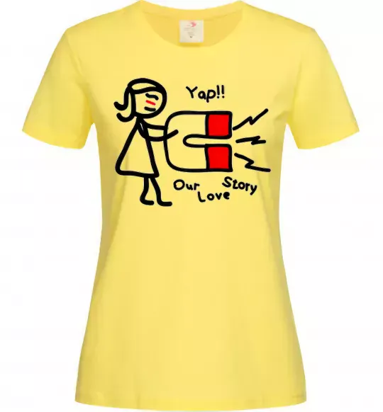 Женская футболка MAGNET Лимонный фото