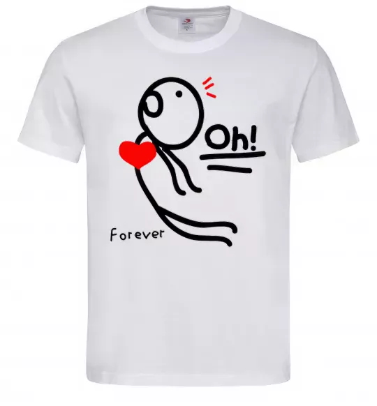 Чоловіча футболка LOVE Білий фото