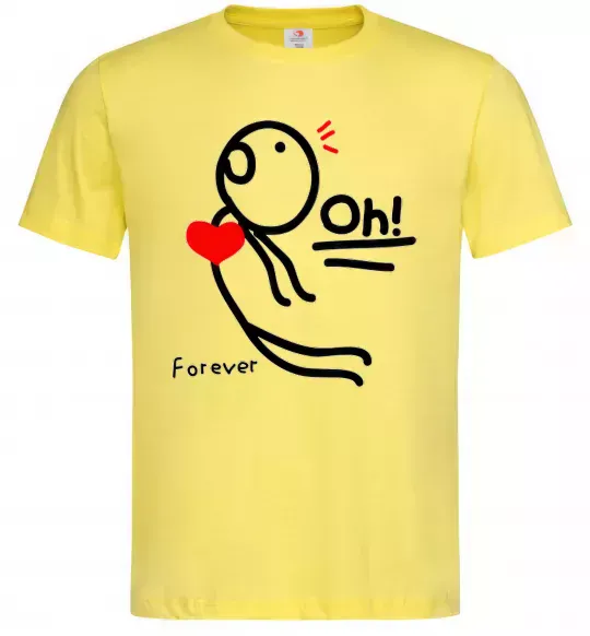 Чоловіча футболка LOVE Лимонний фото