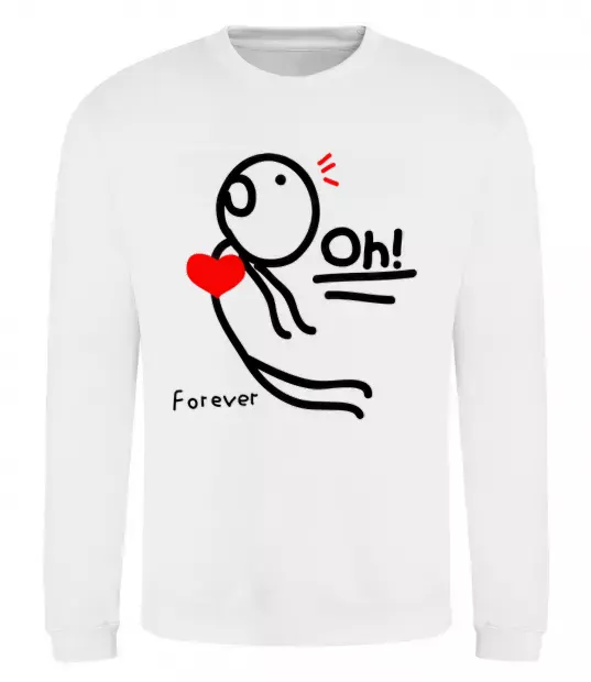 Свитшот LOVE Белый фото