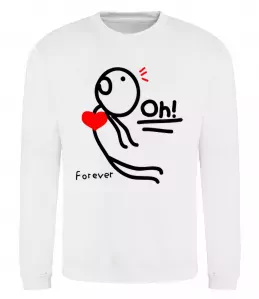 Свитшот LOVE Белый фото