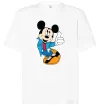 Футболка Оверсайз HAPPY MICKEY Белый фото