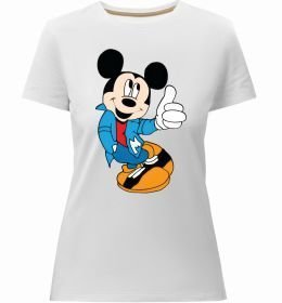 Жіноча преміум футболка HAPPY MICKEY