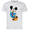 Чоловіча футболка HAPPY MICKEY Білий Чоловіча футболка HAPPY MICKEY Білий фото