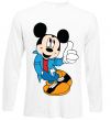 Лонгслів HAPPY MICKEY Білий фото