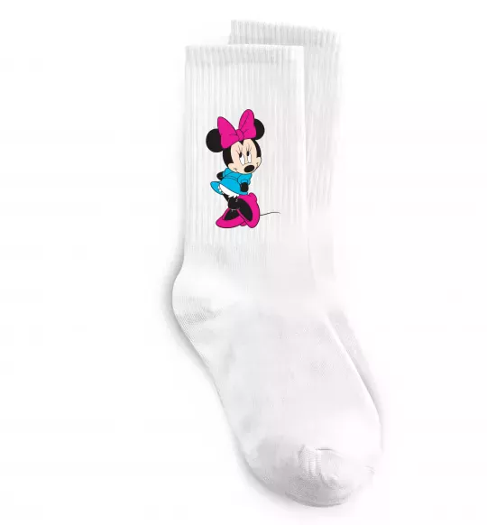 Шкарпетки LOVELY MINNIE Білий фото