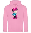 Жіноча толстовка (худі) LOVELY MINNIE Рожевий фото
