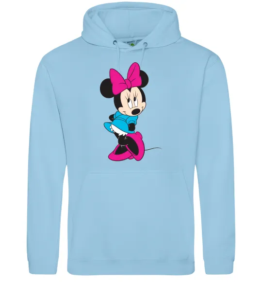 Жіноча толстовка (худі) LOVELY MINNIE Блакитний фото