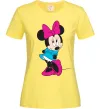 Жіноча футболка LOVELY MINNIE Лимонний фото