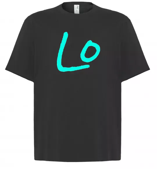 Футболка Оверсайз TURQUOISE Чорний фото