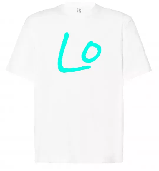 Футболка Оверсайз TURQUOISE Білий фото