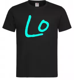 Чоловіча футболка TURQUOISE Чорний фото