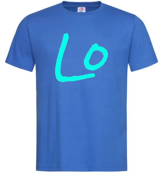 Чоловіча футболка TURQUOISE Яскраво-синій фото