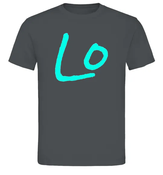 Чоловіча футболка TURQUOISE Графіт фото