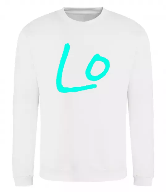 Світшот TURQUOISE Білий фото