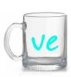 Чашка скляна VE Прозорий фото