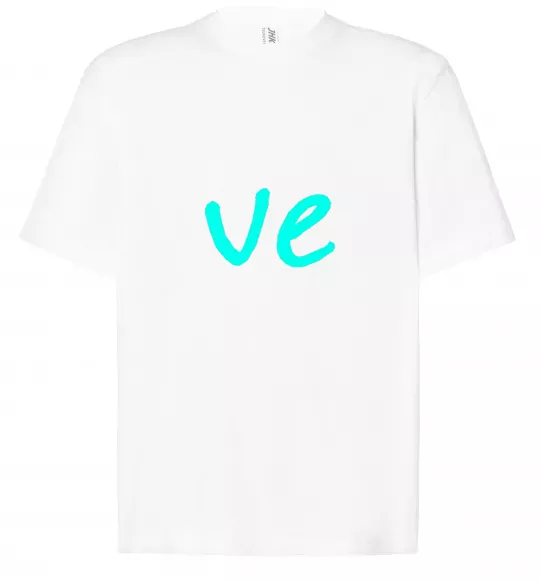 Футболка Оверсайз VE Білий фото