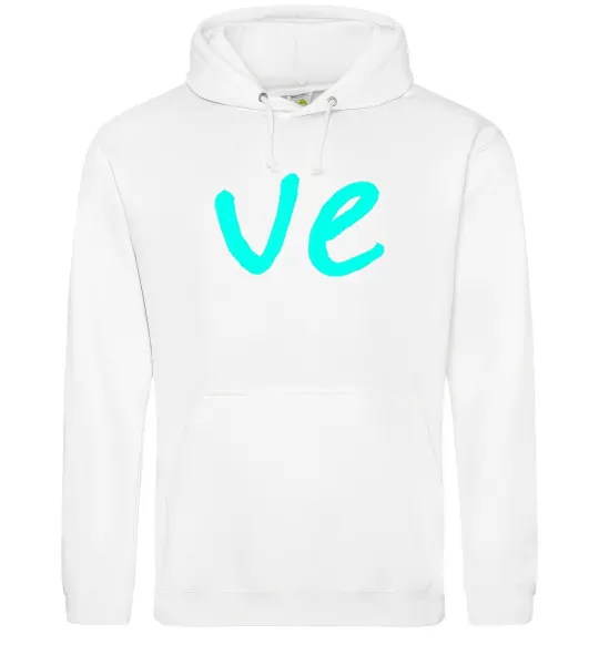 Жіноча толстовка (худі) VE Білий фото