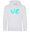 Жіноча толстовка (худі) VE Сірий меланж фото