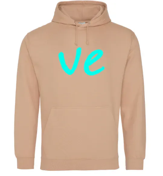 Жіноча толстовка (худі) VE Пісочний фото