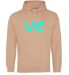 Жіноча толстовка (худі) VE Пісочний фото