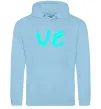 Жіноча толстовка (худі) VE Блакитний Жіноча толстовка (худі) VE Блакитний фото