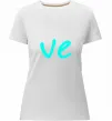 Женская премиум футболка VE Белый Женская премиум футболка VE Белый фото