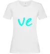 Жіноча футболка VE Білий фото