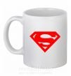 Чашка керамическая SUPERMAN RED Белый фото